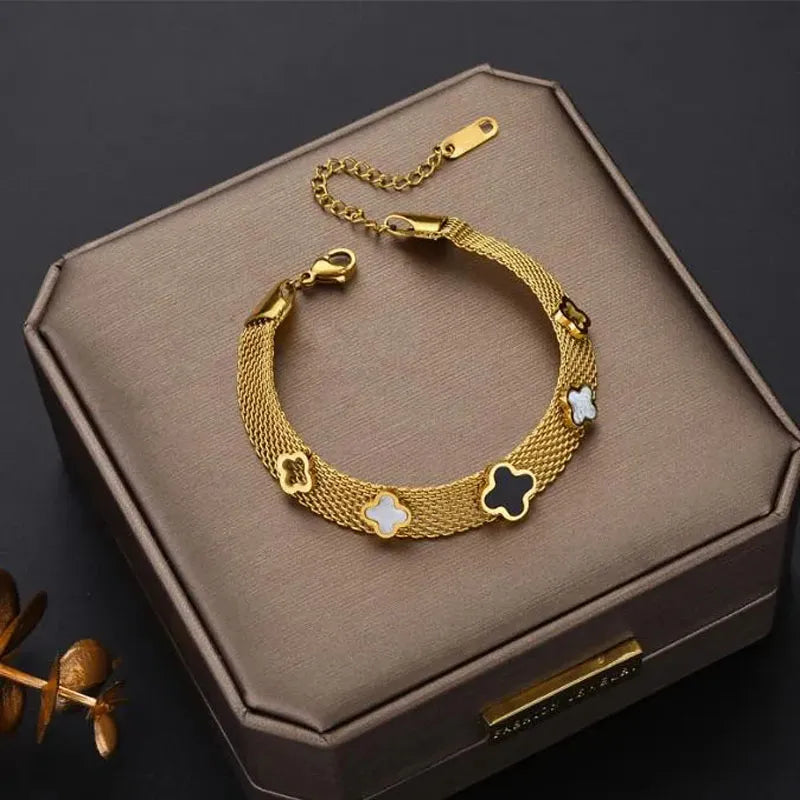 Premium Quality SS Soft Touch Gold Bracelet