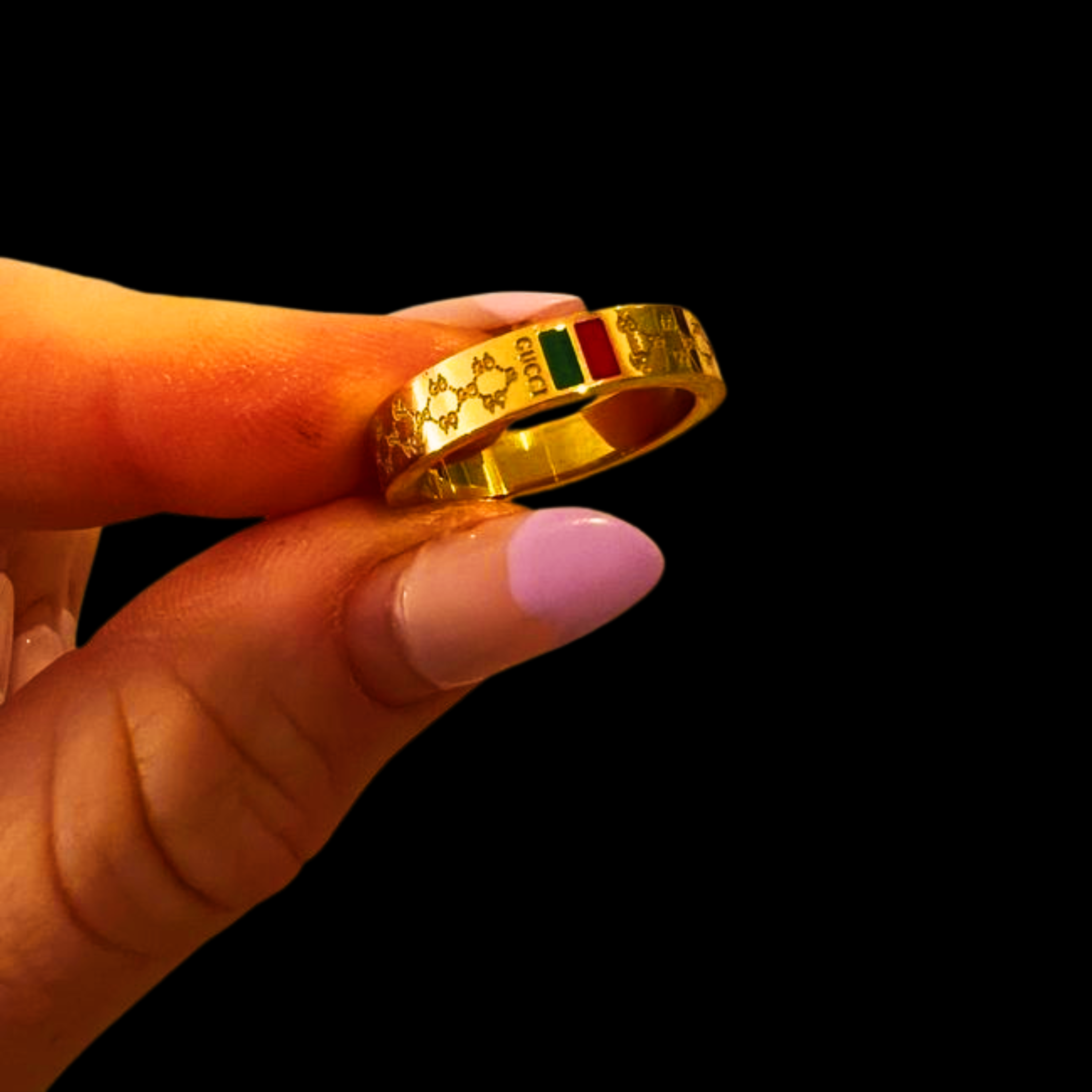 Classic Golden Coated Premium Ring