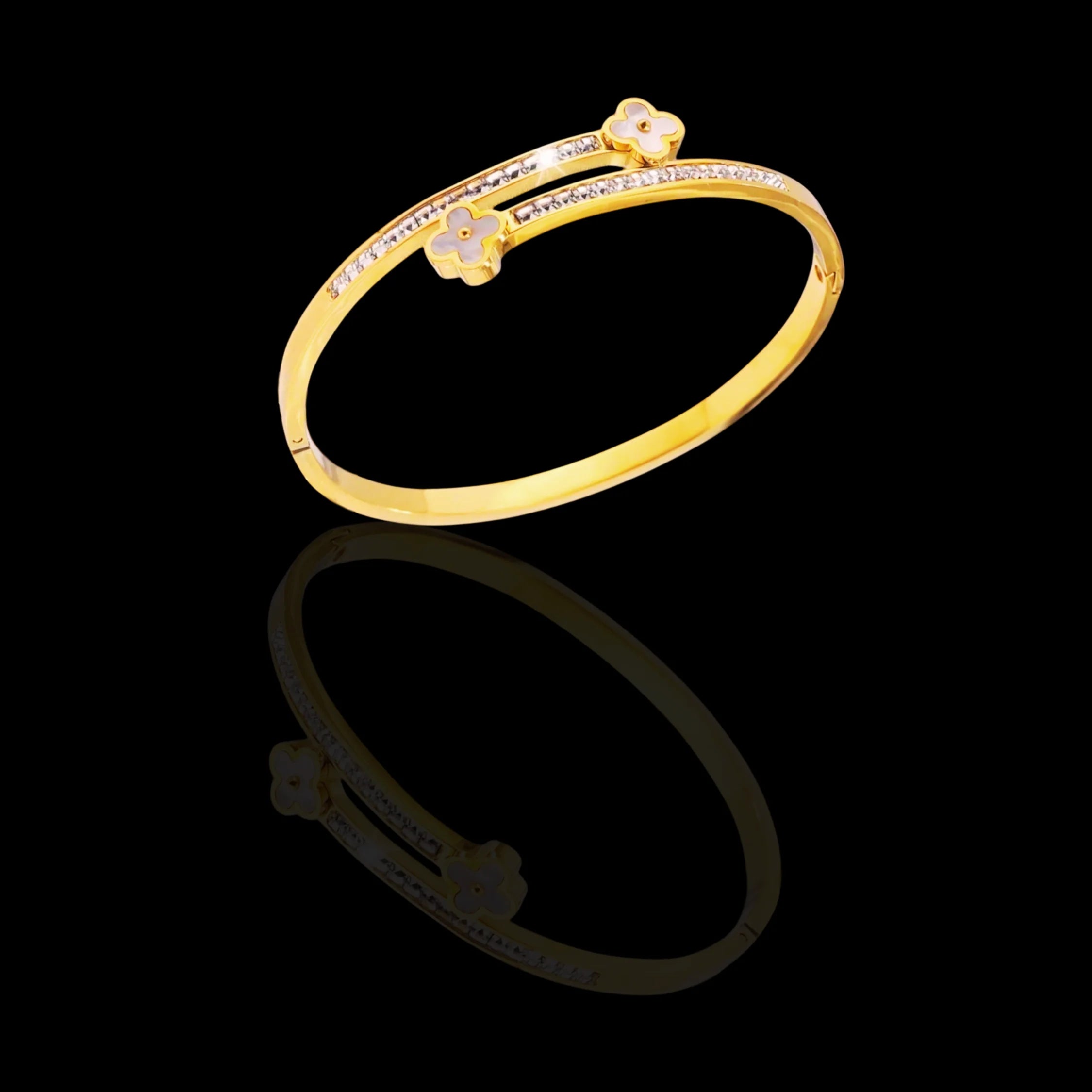 Premium SS Double-Ended Flower Hand Cuff