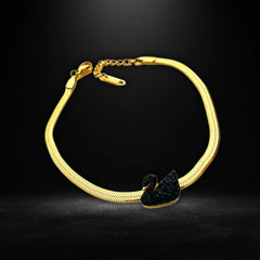 Black Swan Golden Bracelet
