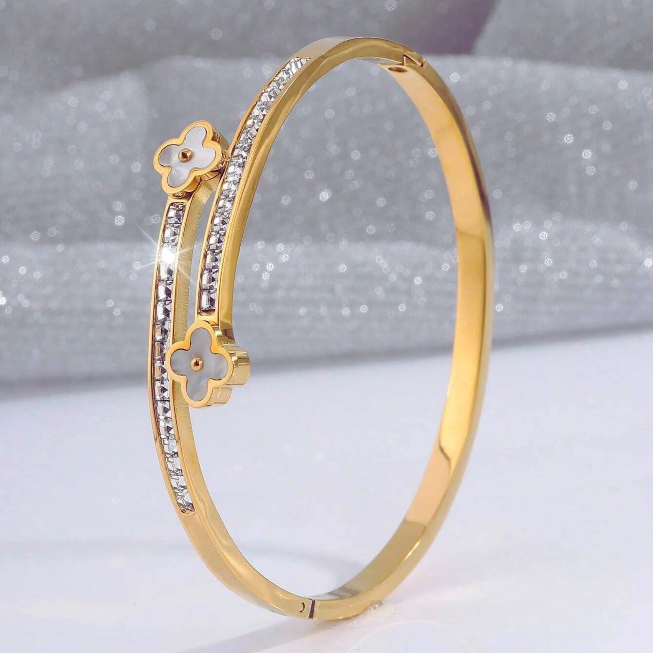 Premium SS Double-Ended Flower Hand Cuff