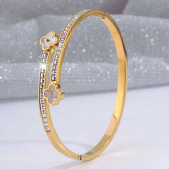 Premium SS Double-Ended Flower Hand Cuff
