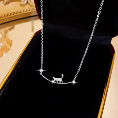 Silver Cat Pendant