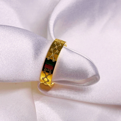 Classic Golden Coated Premium Ring