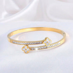 Premium SS Double-Ended Flower Hand Cuff