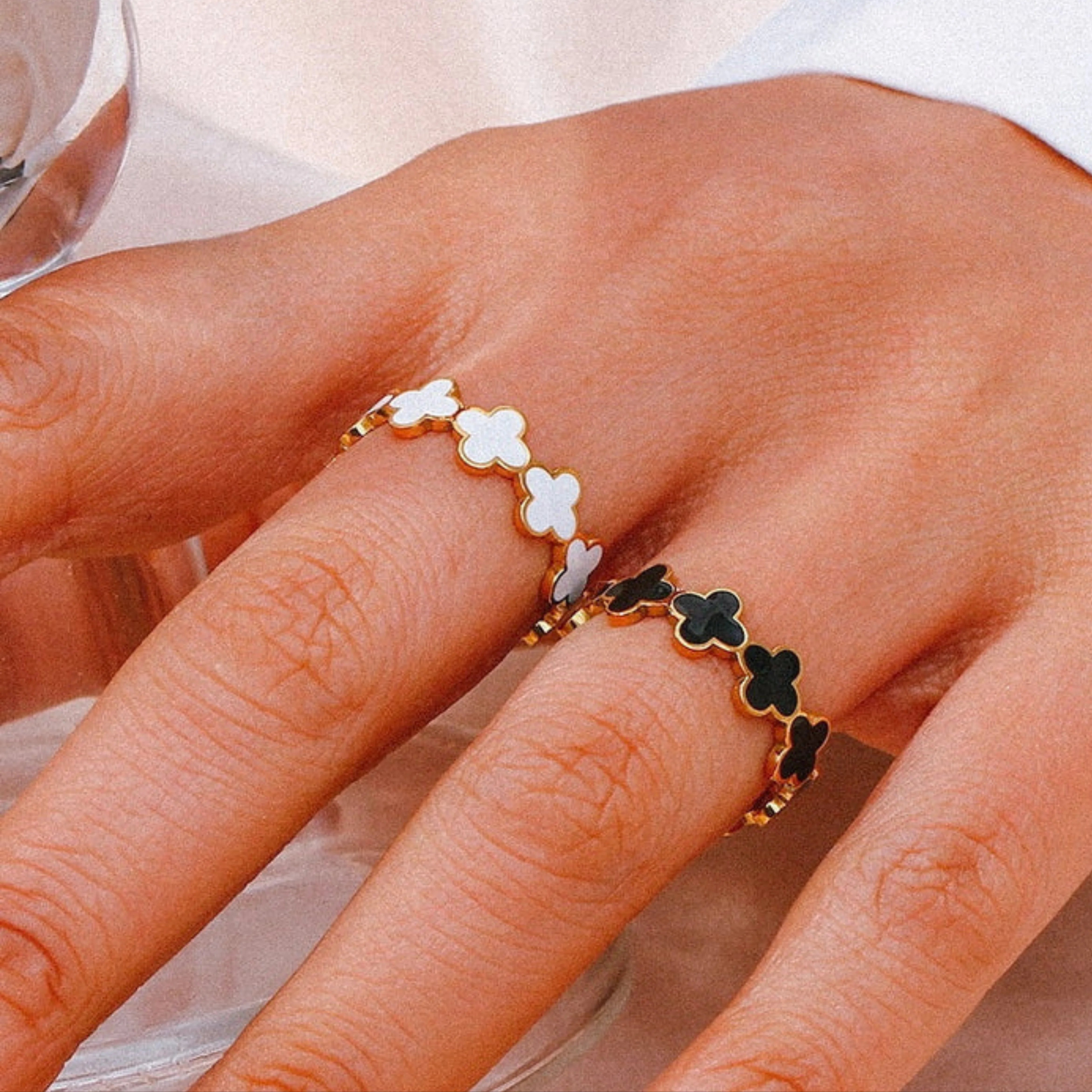 Premium SS Adjustable Fashion Hand Cuff and Ring