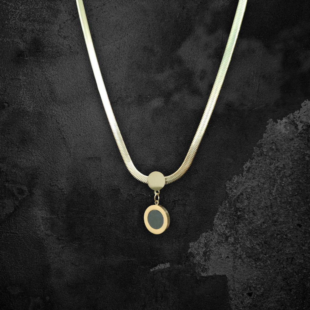 Black & Gold Zodiac Necklace