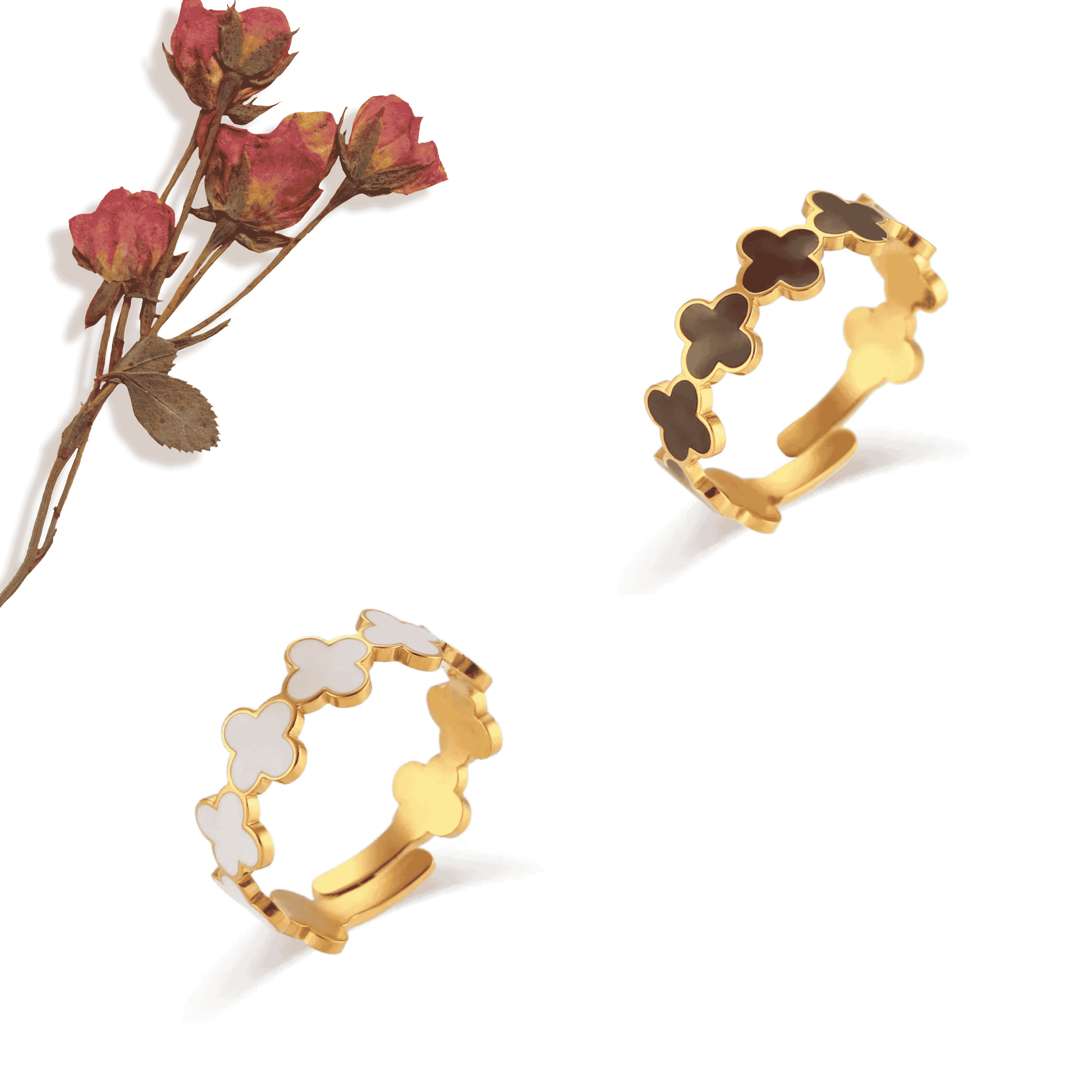 Premium SS Adjustable Fashion Hand Cuff and Ring