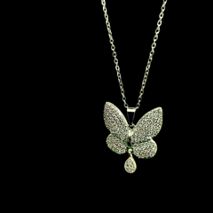 Silver Butterfly Pendant