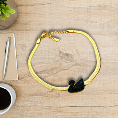 Black Swan Golden Bracelet