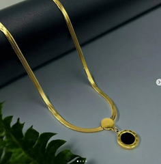 Black & Gold Zodiac Necklace