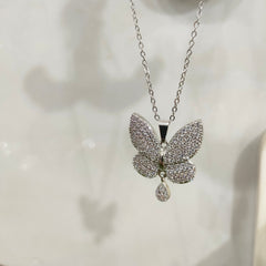 Silver Butterfly Pendant