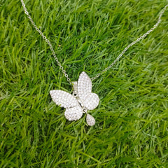 Silver Butterfly Pendant