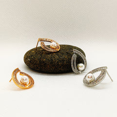 Premium Paved Stone Ear Studs