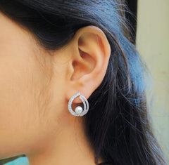Premium Paved Stone Ear Studs