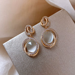 Delicate Pearl French Style Stud Earring
