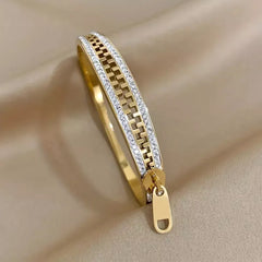Premium Ovate Zipper SS Hand Cuff